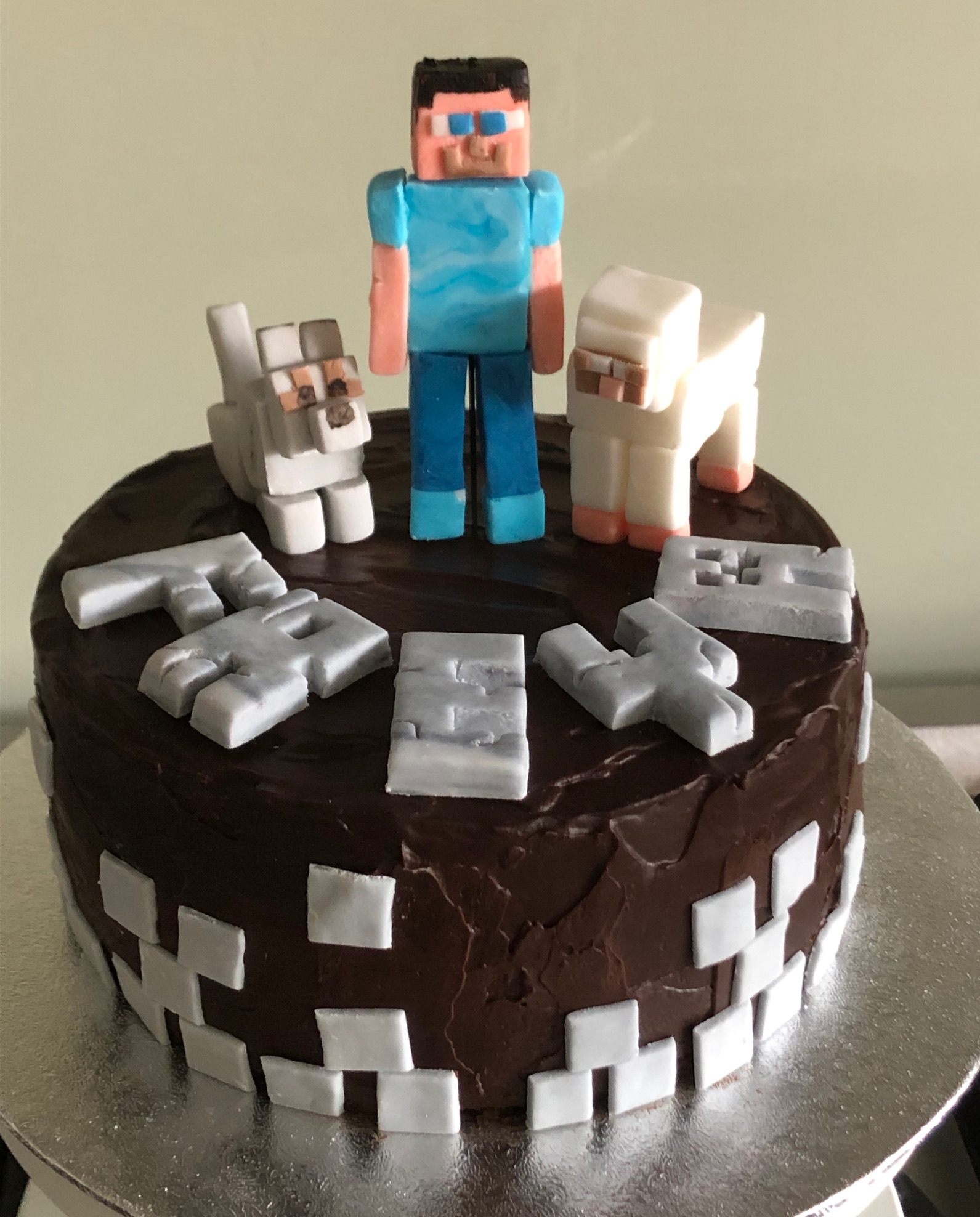 Minecraft Cake - 1130 – Cakes and Memories Bakeshop